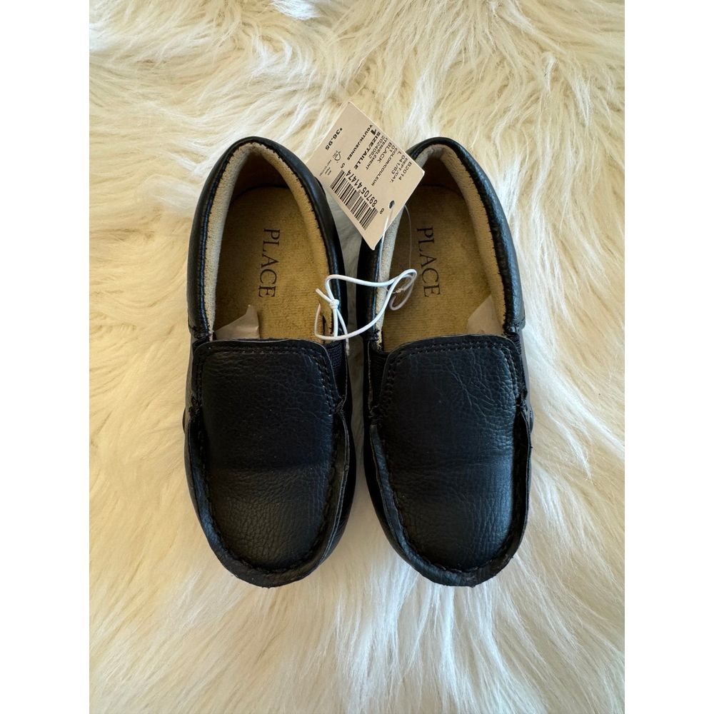 Black toddler loafers size 8 NWT